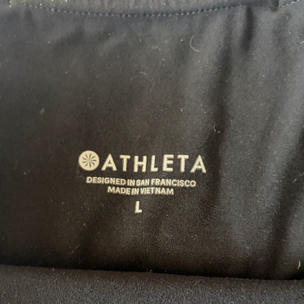 Athleta Black Shorts sz Large - Picture 2 of 9